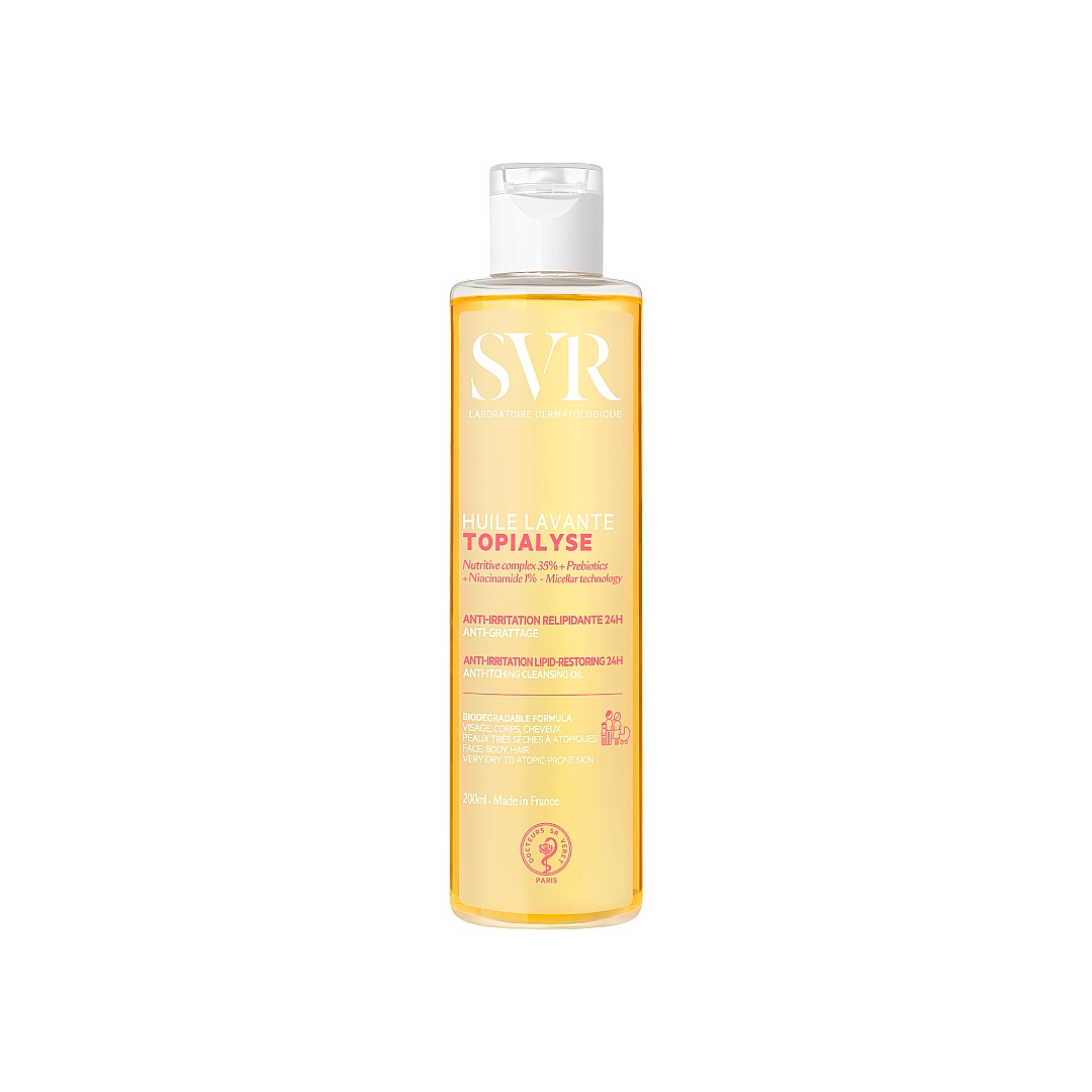 SVR Очищувальна міцелярна олія Topialyse Lipid-Restoring Cleansing Oil, 200 мл