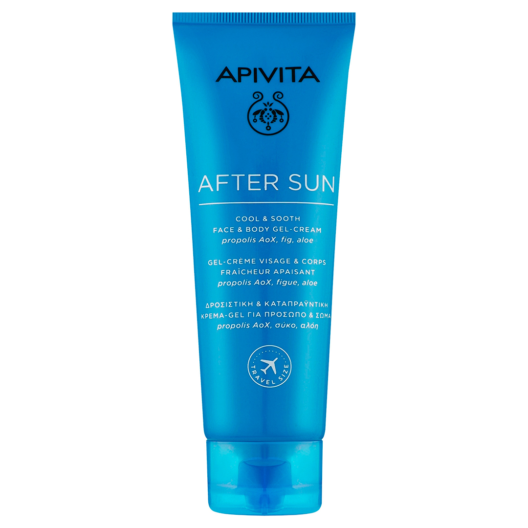 Apivita Гель-крем для лица и тела после солнца After Sun Cool & Smooth Face & Body Gel-Cream, 100 мл