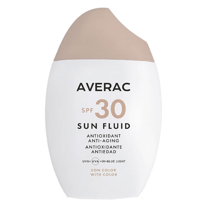 Тонуючий сонцезахисний флюїд для обличчя SPF30 Sun Fluid SPF30 With Color Ulrtalight Averac, 50 мл