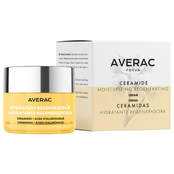 Нічний крем з керамідами "Зволожувальний, відновлювальний" Focus Averac, 50 мл