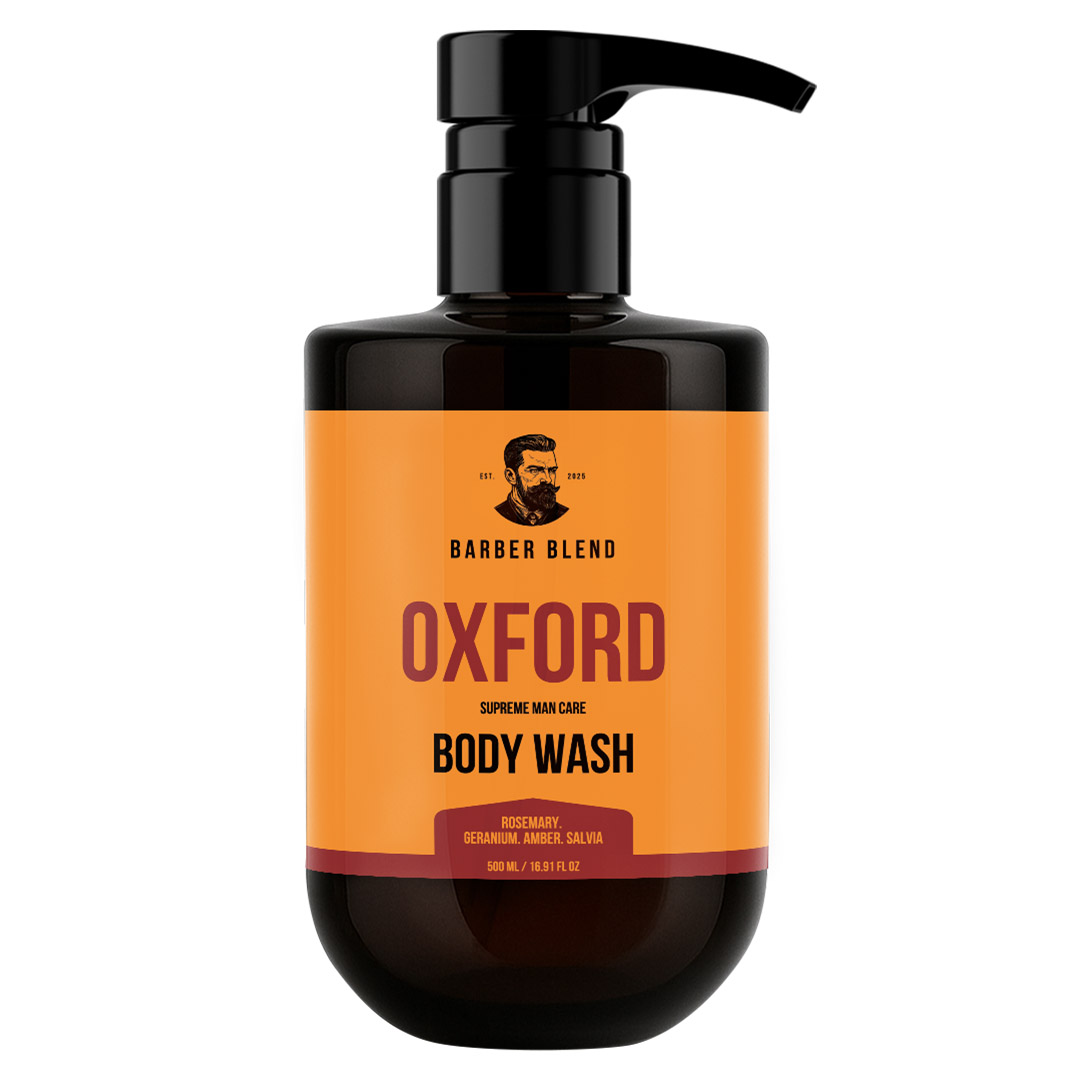 Barber Blend Oxford — парфумований гель для душу для чоловіків, 500 мл