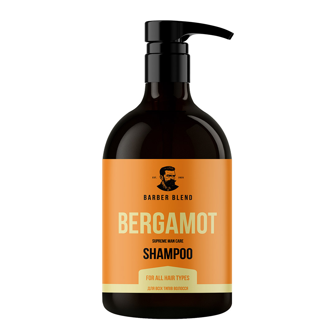 Barber Blend Bergamot — шампунь для всіх типів волосся, 500 мл