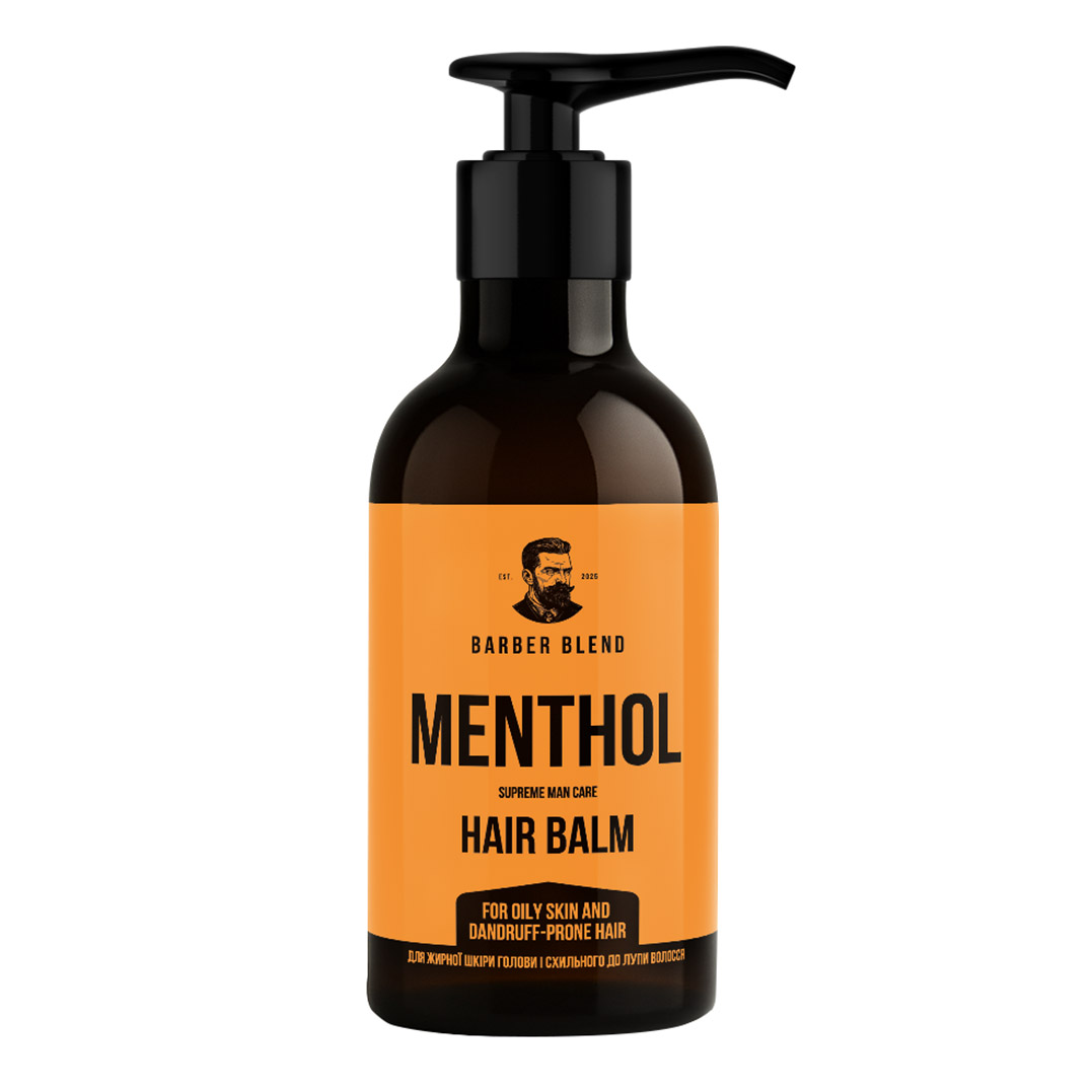 Barber Blend Menthol — бальзам для жирной кожи головы и склонных к перхоти волос, 300 мл