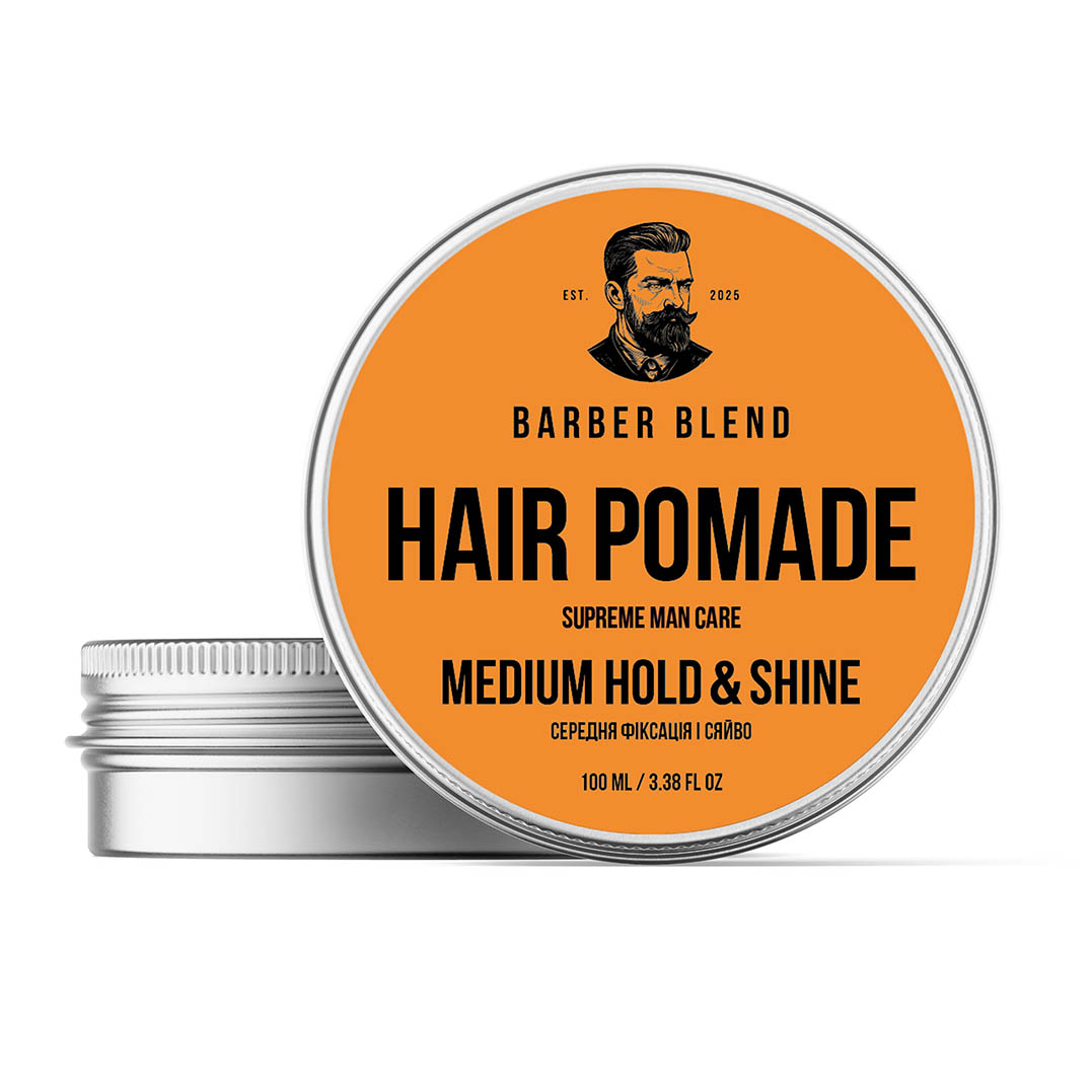 Barber Blend Medium Hold/Shine — помадка для волос, 100 мл