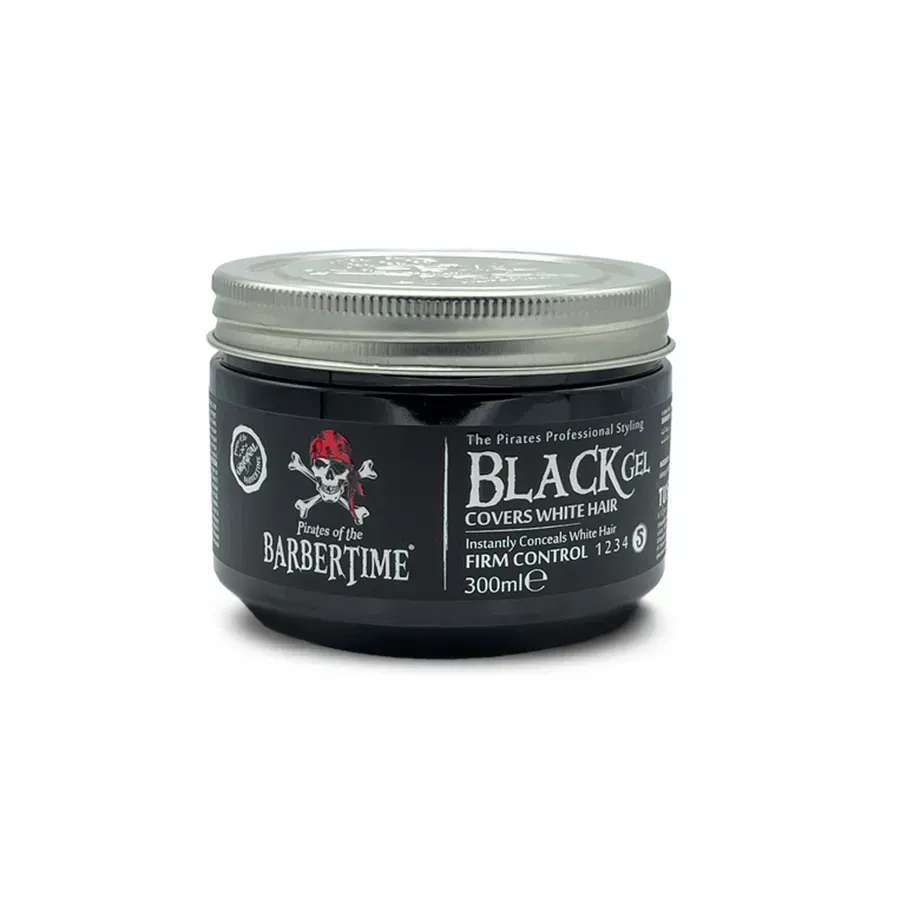 Barbertime гель для укладання сильної фіксації Hair Gel Black 300 мл — купити в Україні