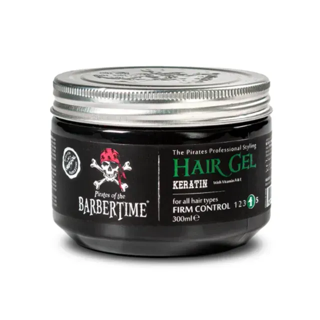 Barbertime гель для фиксации с кератином Hairgel Keratin Firm Control 300 мл — купить в Украине
