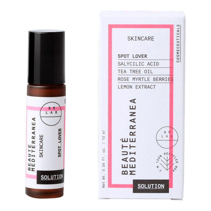 Кульковий догляд для обличчя від недосконалостей з екстрактом чайного дерева Spot Lover Roll-On Beauté Mediterranea
