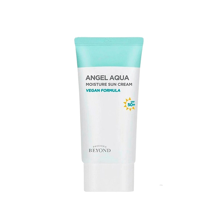 Beyond Angel Aqua Moisture Sun Cream SPF50+ PA+++ — зволожувальний сонцезахисний крем для обличчя, 50 мл