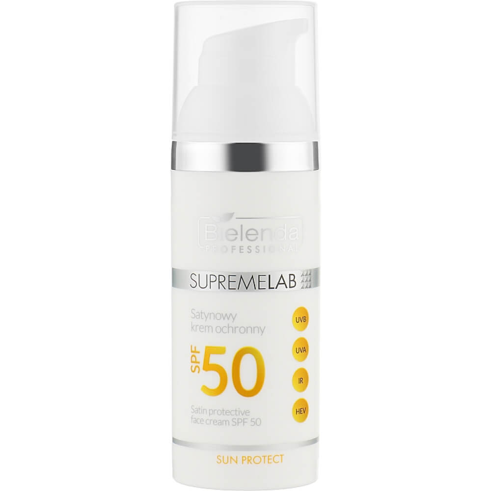 IS Supremelab Сатиновий захисний крем SPF 50 Bielenda professional, 50 мл