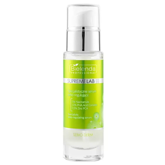 IS Supremelab Sebio Derm Спеціалізована себорегулююча сироватка Bielenda professional, 30 мл