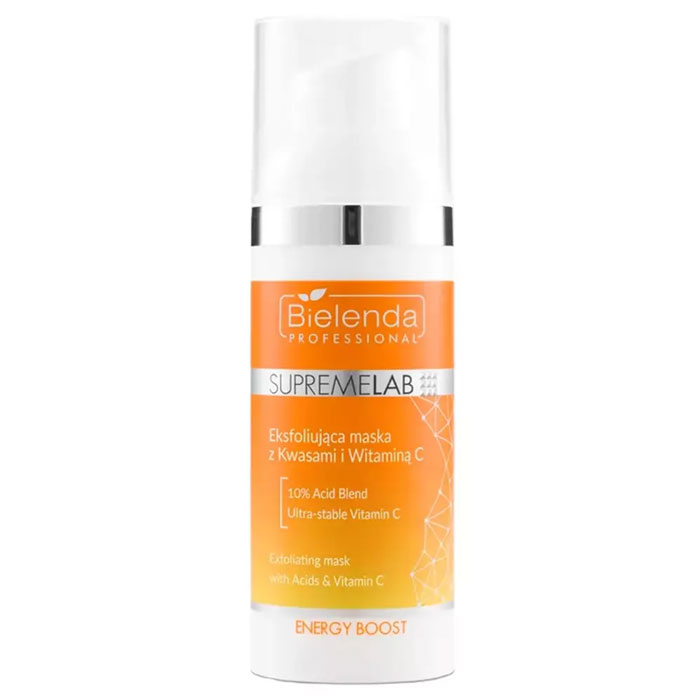 IS Supremelab Energy Boost Освітлююча та відновлююча маска зі стабільним вітаміном С Bielenda professional, 70