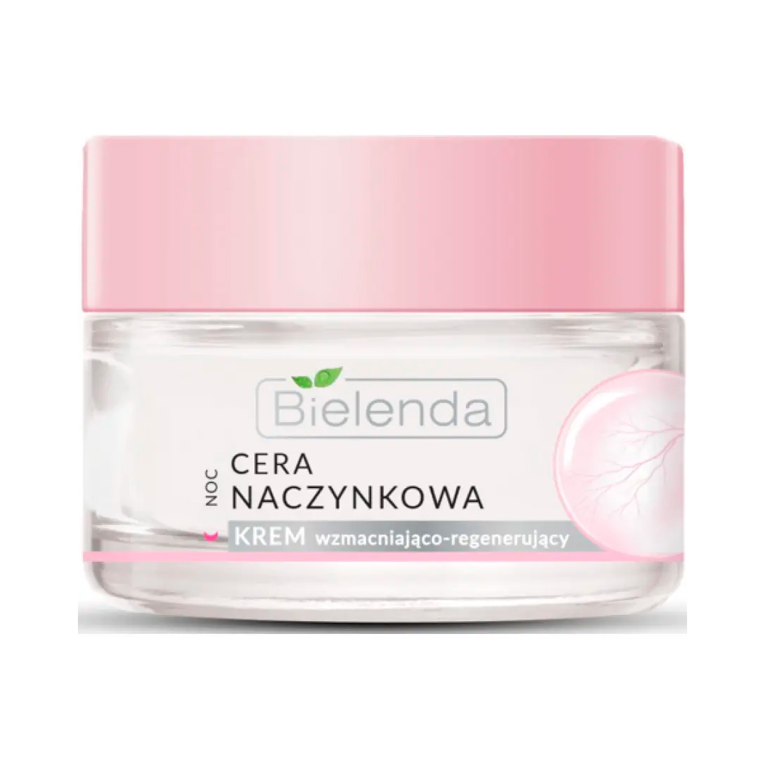 Bielenda Крем для обличчя Capillary Skin нічний зміцнюючий та відновлюючий, 50 мл