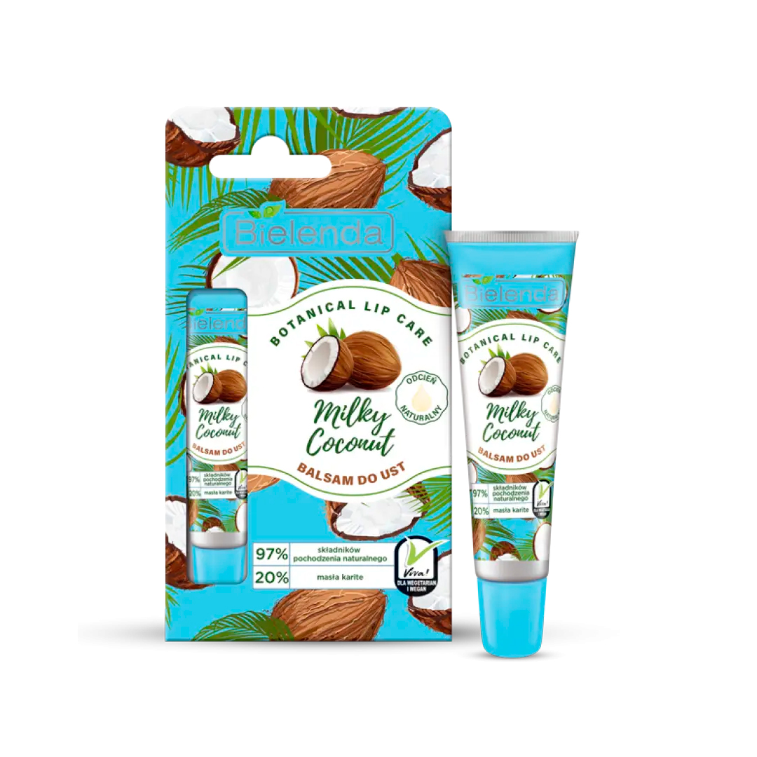 Bielenda Бальзам для губ Botanical Lip Care з молочним кокосом, 10 г