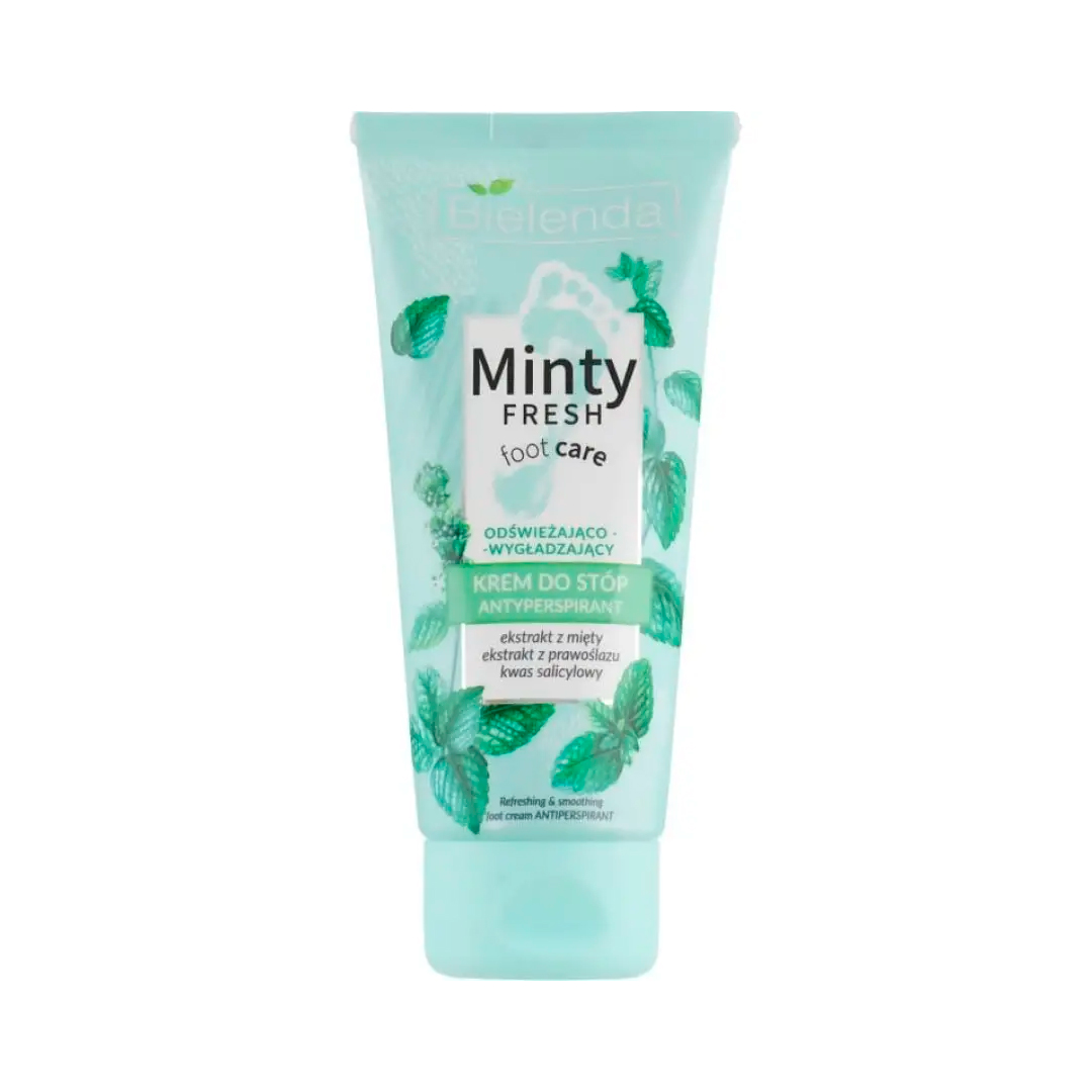 Bielenda Освіжаючий і розгладжуючий крем-антиперспірант Minty Fresh Foot Care, 100 мл