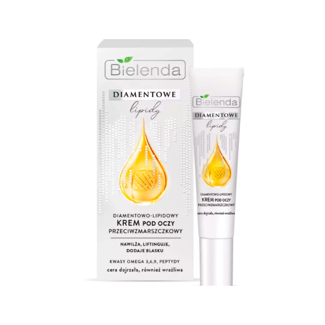 Bielenda Крем алмазно-ліпідний проти зморшок навколо очей DIAMOND LIPIDS, 15 мл