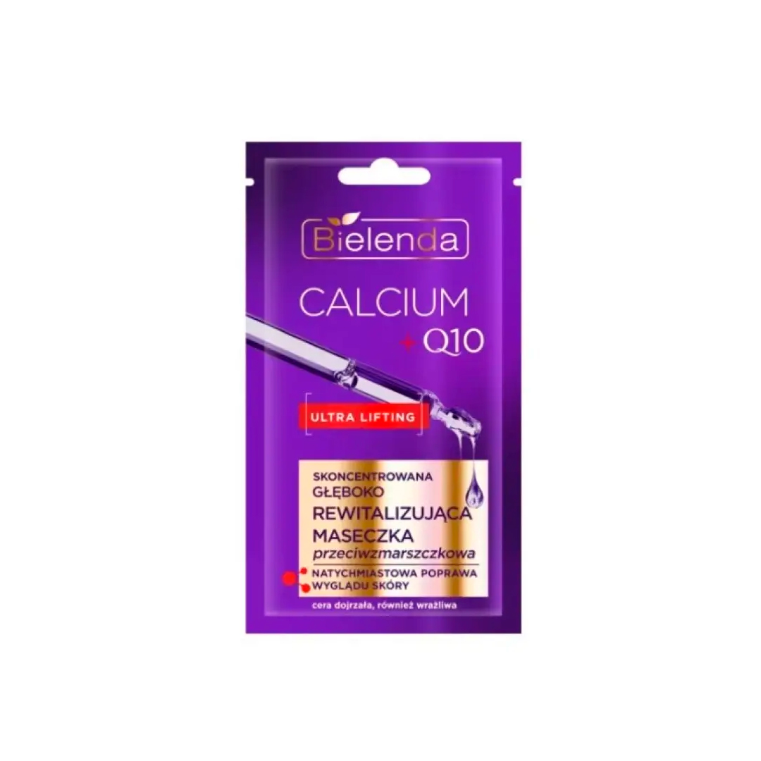Bielenda Концентрированная глубоко восстанавливающая маска против морщин CALCIUM, Q10, 8 г