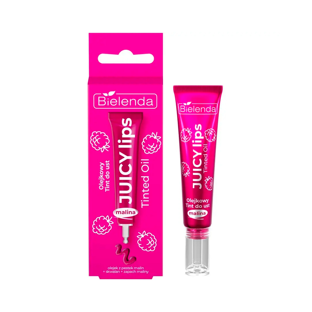 Bielenda Олія-тінт для губ Juicy Tint Lip Oil Малина, 10 г