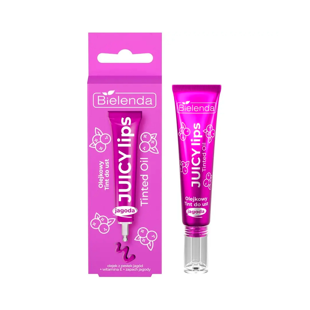 Bielenda Олія-тінт для губ Juicy Tint Lip Oil Ягода, 10 г