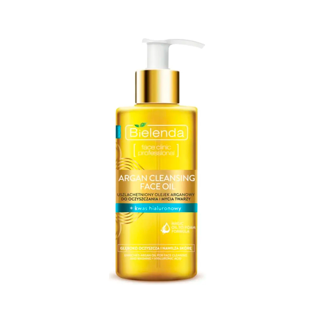 Bielenda Очищуюча олія для обличчя Argan Oil Care з гіалуроновою кислотою, 140 мл