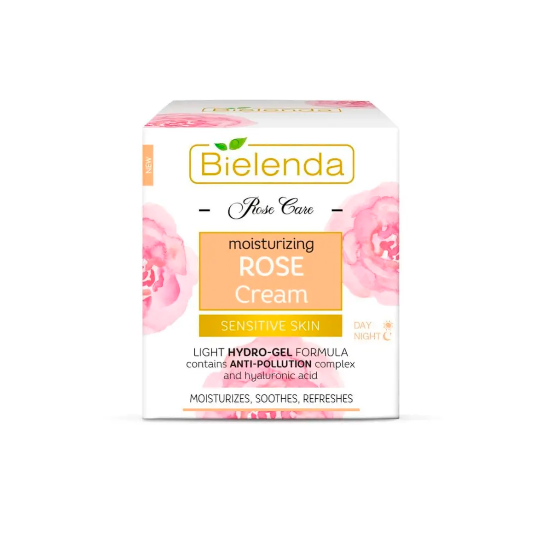Bielenda Крем для обличчя Rose Care зволожуючий і заспокійливий з троянди, 50 мл