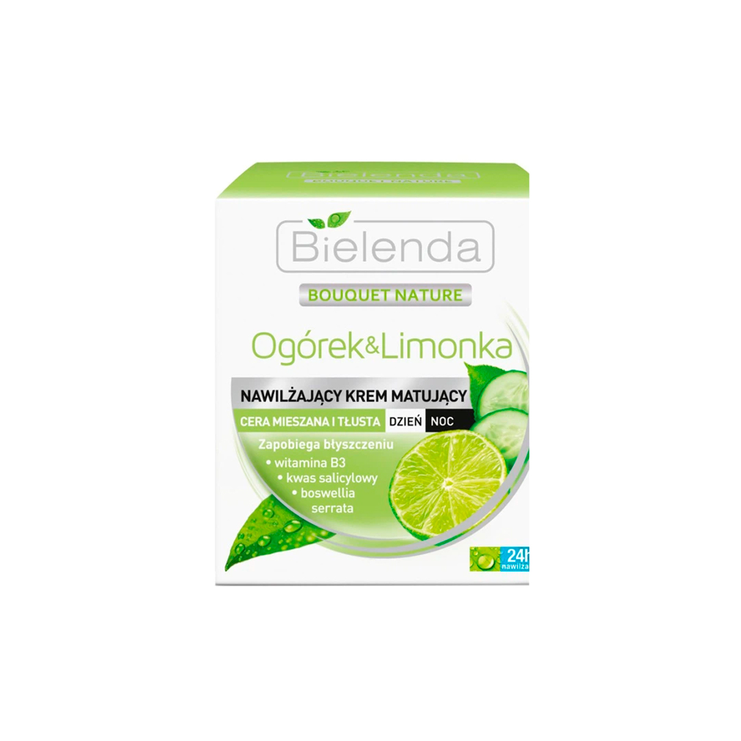 Bielenda Крем для обличчя Ogórek i Limetka денний/нічний з екстрактами огірка та лайма, 50 мл