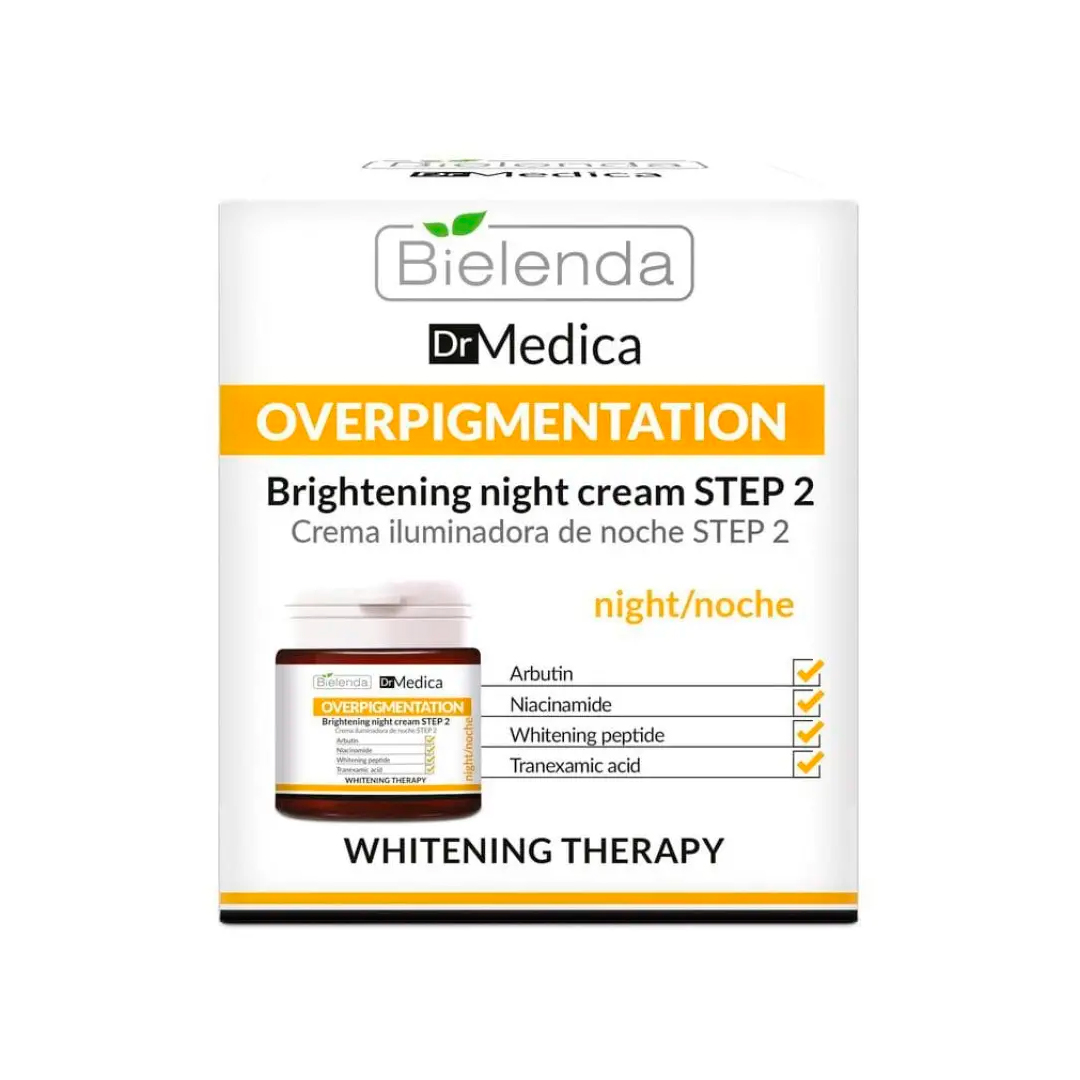 Bielenda Крем Dr Medica OVERPIGMENTATION Шаг 2 осветляющий ночной, 50 мл