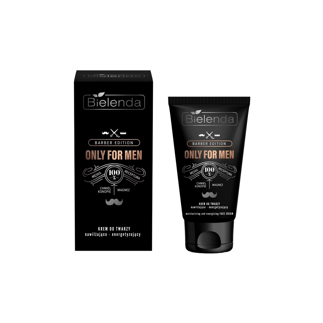 Bielenda Зволожуючий та живильний крем Only For Men Barber Edition, 50 мл