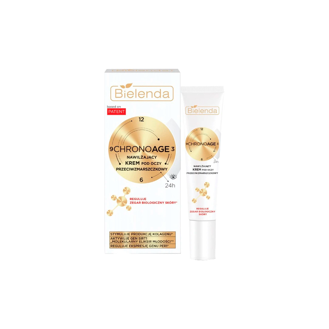 Bielenda Зволожуючий крем для шкіри навколо очей день/ніч CHRONO AGE 24 H, 15 мл