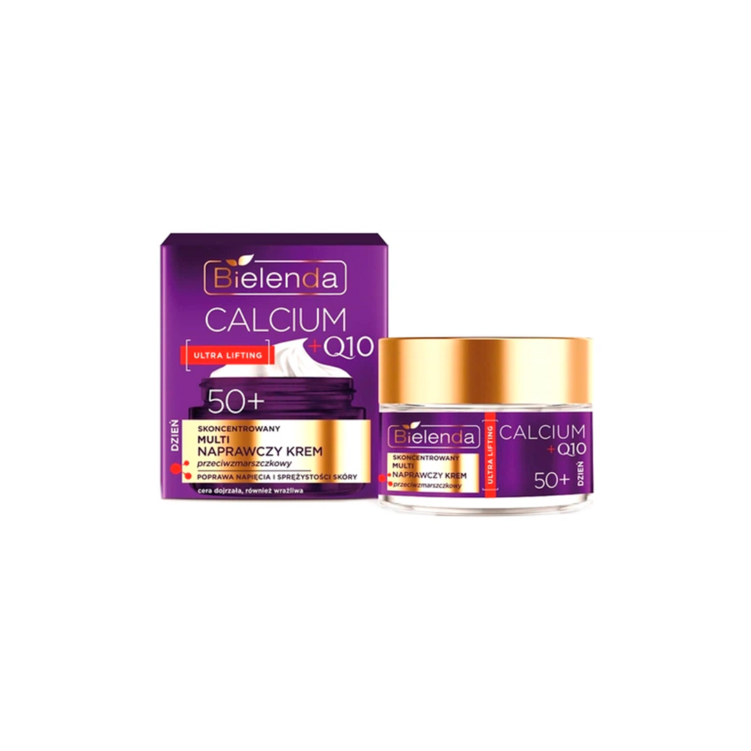 Bielenda Зміцнюючий мульти-відновлювальний крем проти зморшок 50+ CALCIUM, Q10, 50 мл