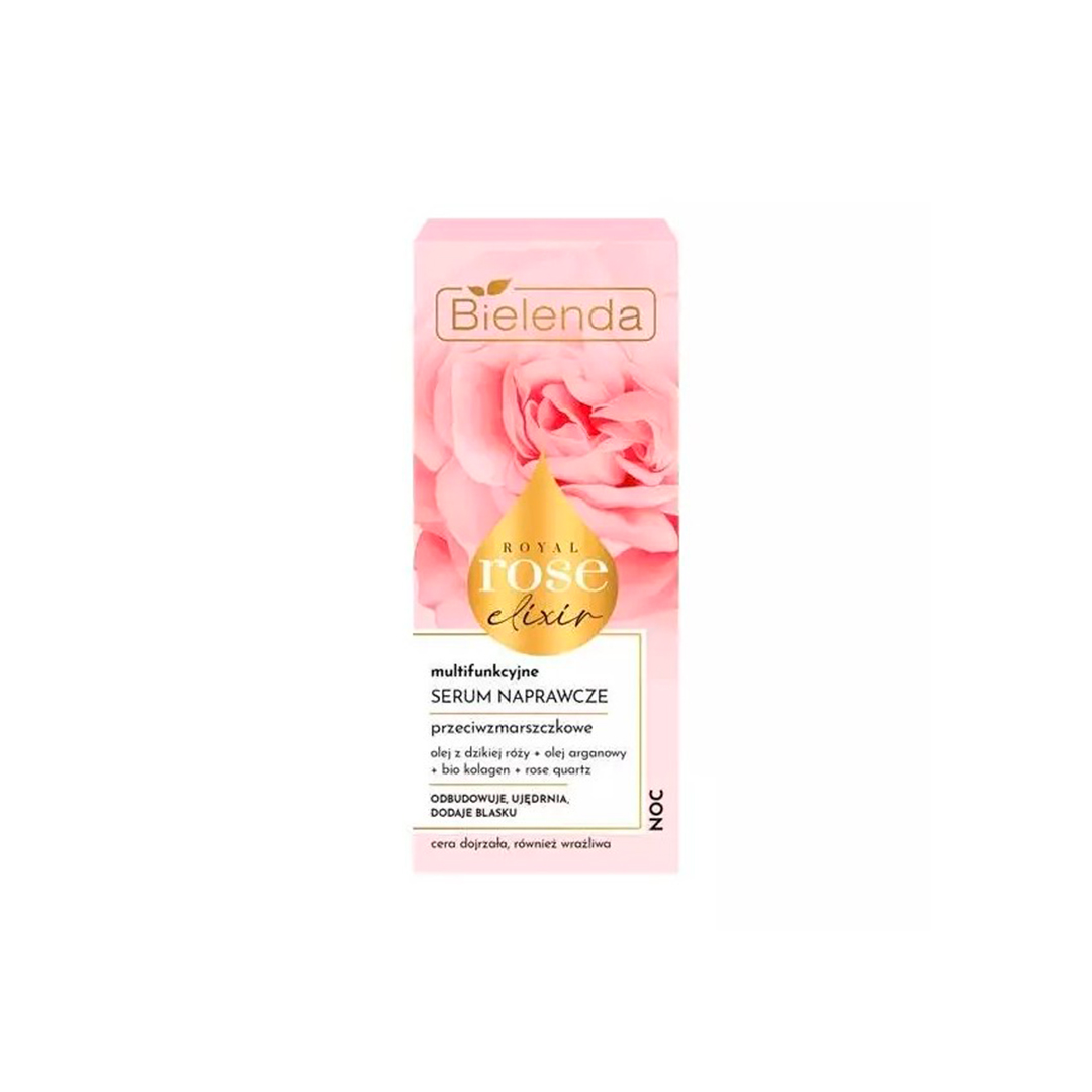 Bielenda Сироватка проти зморшок ROYAL ROSE ELIXIR нічна багатофункціональна відновлююча, 30 мл