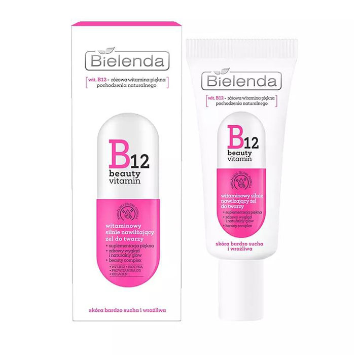 B12 BEAUTY VITAMIN Высокоувлажняющий гель для лица Bielenda, 50 мл