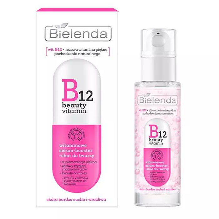B12 BEAUTY VITAMIN Вітамінна сироватка-бустер для обличчя Bielenda, 30 мл