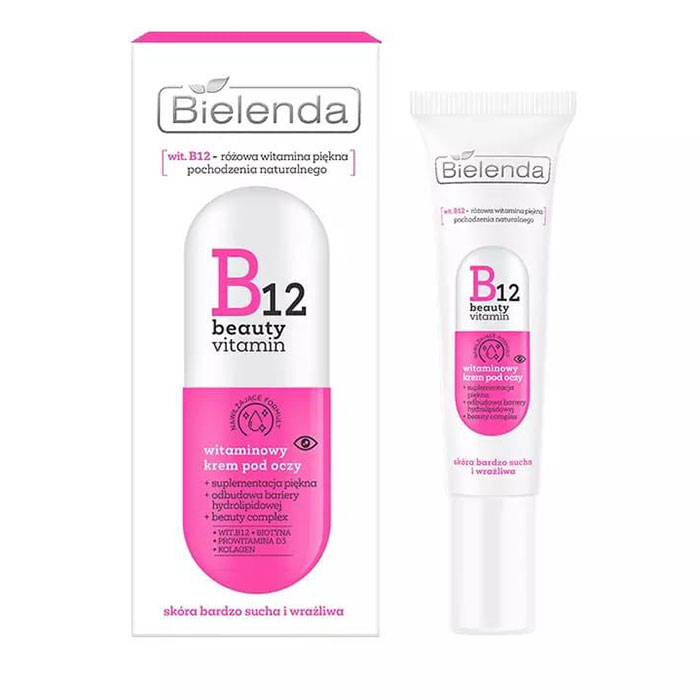 B12 BEAUTY VITAMIN Вітамінний крем для шкіри навколо очей Bielenda, 15 мл