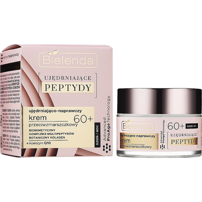 FIRMING PEPTIDES Зміцнюючий і відновлюючий крем проти зморшок 60+ день/ніч Bielenda, 50 мл