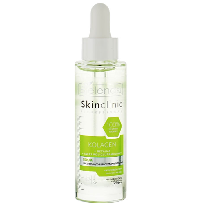 SKIN CLINIC PROFESSIONAL COLLAGEN Регенеруюча сироватка проти зморшок Bielenda, 30 мл