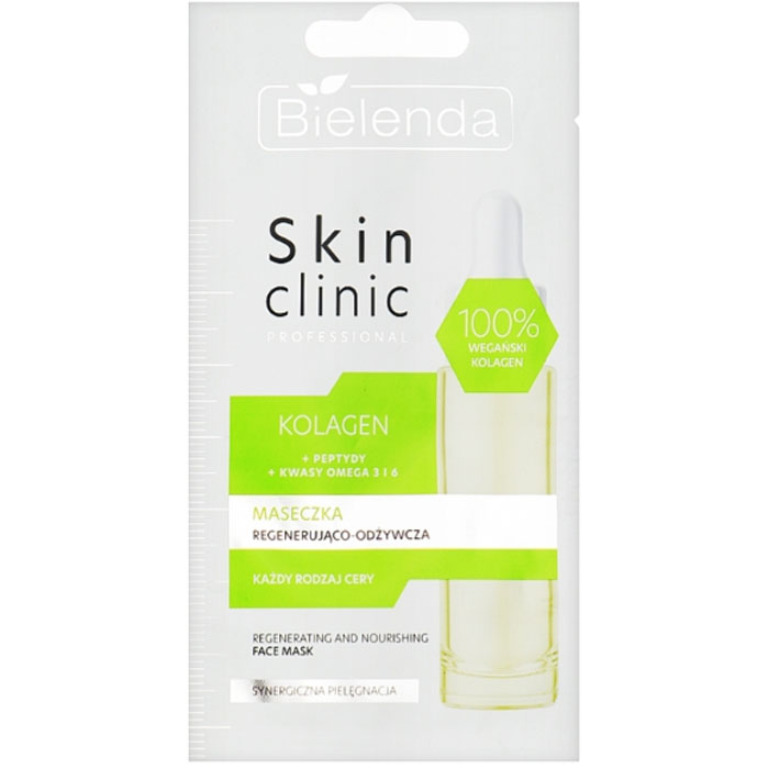 SKIN CLINIC PROFESSIONAL COLLAGEN mask восстановительно-питательная маска Bielenda, 8г