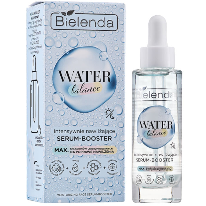 WATER BALANCE Інтенсивно зволожуюча сироватка-бустер для обличчя Bielenda, 30 мл