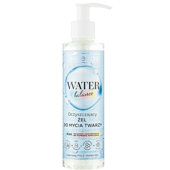 WATER BALANCE Очищаючий гель для вмивання обличчя Bielenda, 195г