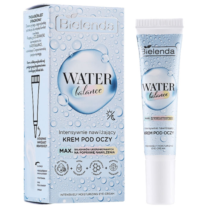 WATER BALANCE Інтенсивно зволожуючий крем під очі Bielenda, 15 мл
