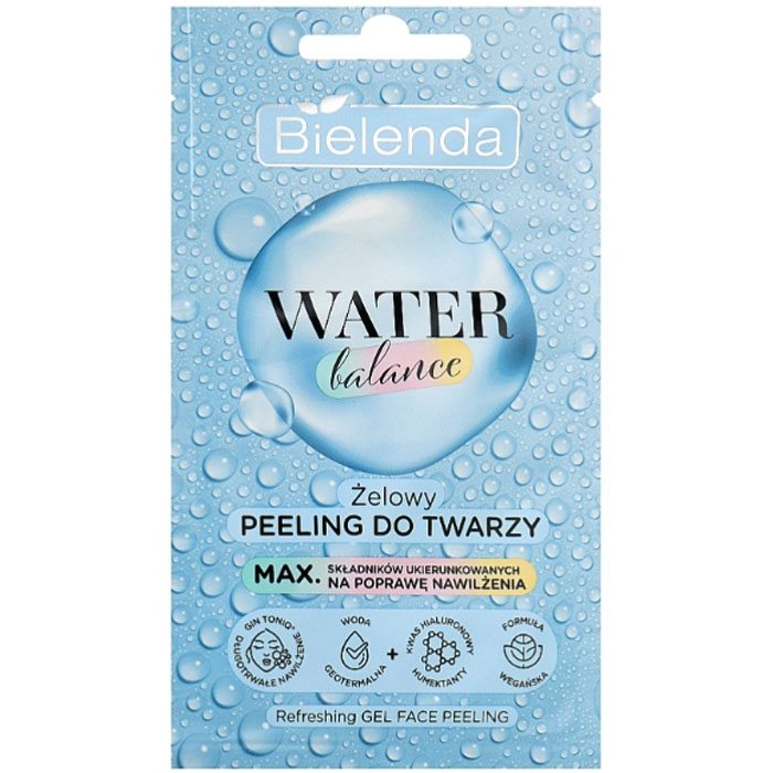WATER BALANCE Гель-скраб для обличчя Bielenda, 7г