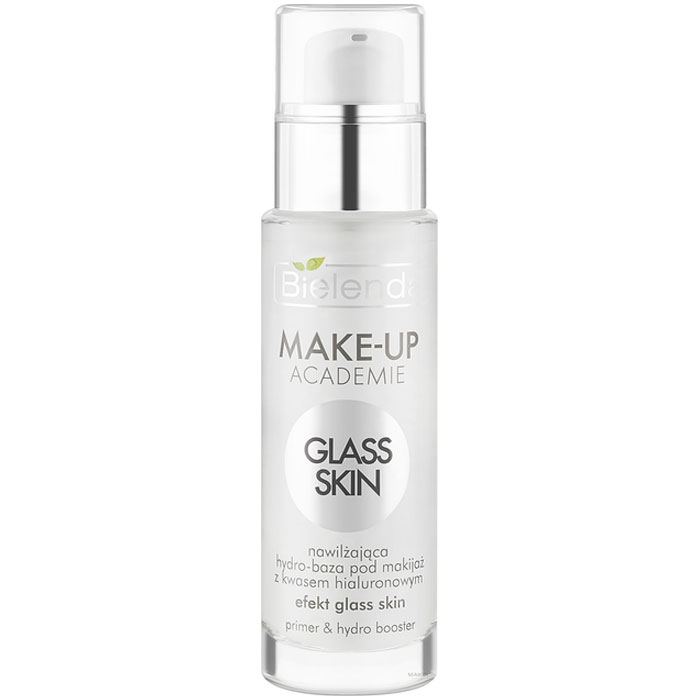 MAKE-UP ACADEMIE GLASS Зволожуюча основа під макіяж з гіалуроновою кислотою Bielenda, 30г