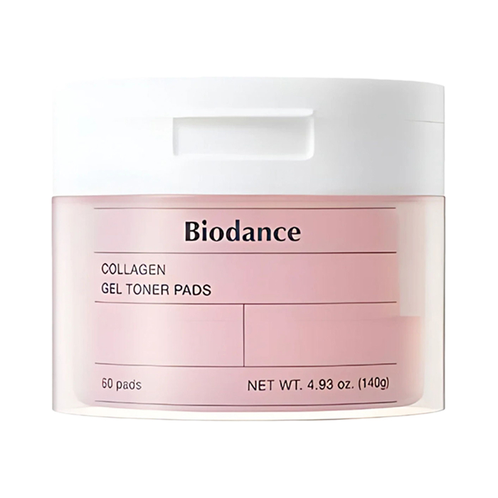 Зволожуючі гелеві тонер-пади з колагеном Collagen Gel Toner Pads Biodance, 60 шт