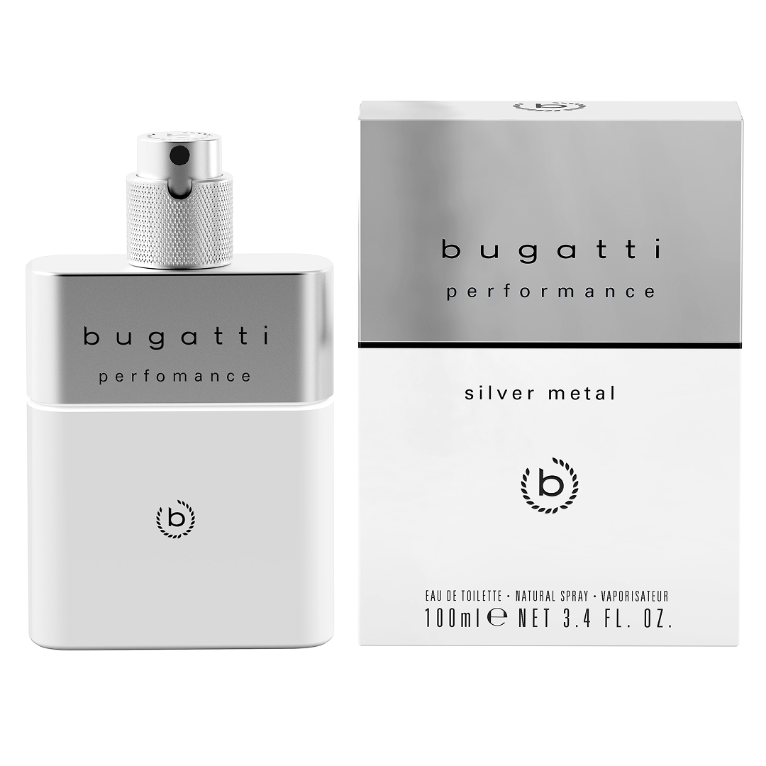Bugatti туалетна вода Performance Silver 100 мл — купити в Україні
