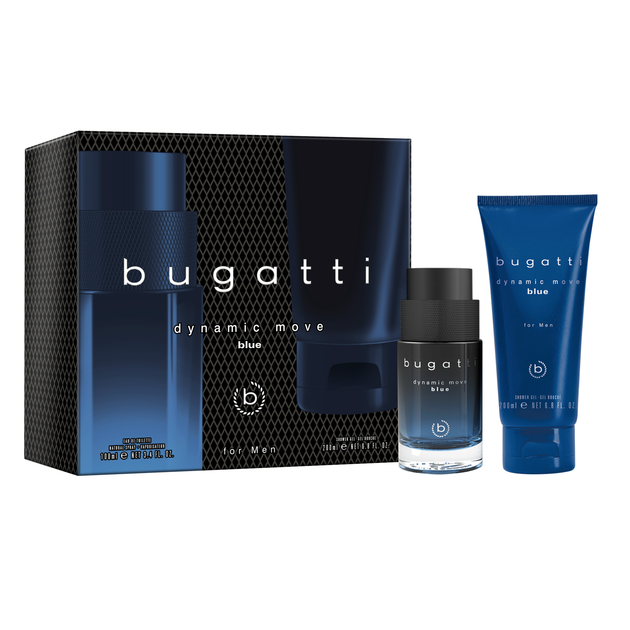Bugatti парфюмерный набор Dynamic Move Blue 100 мл + 200 мл — купить в Украине