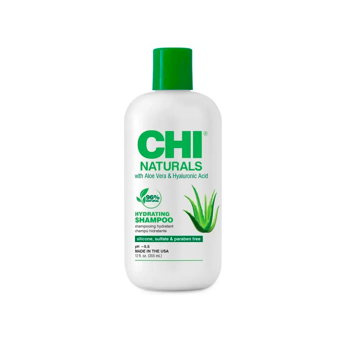 CHI Natural Aloe Vera Hydrating Shampoo — зволожуючий шампунь з алое вера, 355 мл