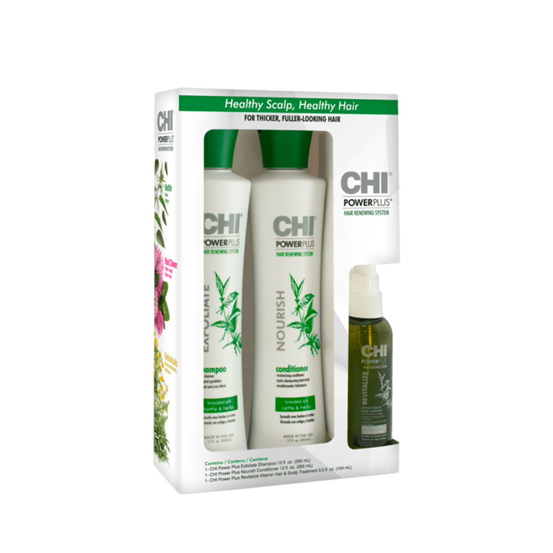 CHI Power Plus 3pc Kit — набір для зміцнення волосся