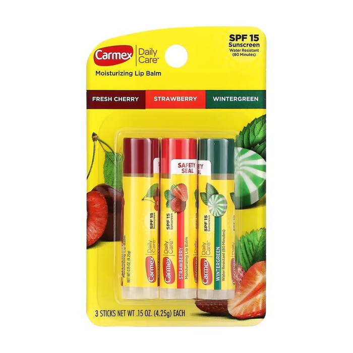 Набір бальзамів для губ у стіках Carmex, 3*4.25 г