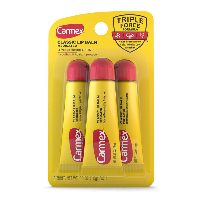 Набір бальзамів для губ у тюбах Carmex, 3*10 г