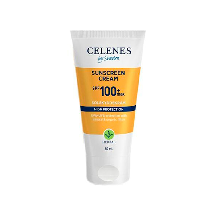 Celenes Herbal Sunscreen Cream SPF 100 Max — сонцезахисний крем, 50 мл