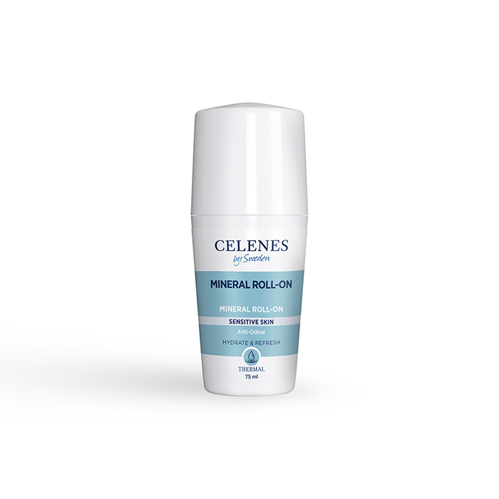 Celenes Thermal Mineral Roll On-Unscented Sensitive Skin — термальний роликовий дезодорант без запаху, 75 мл
